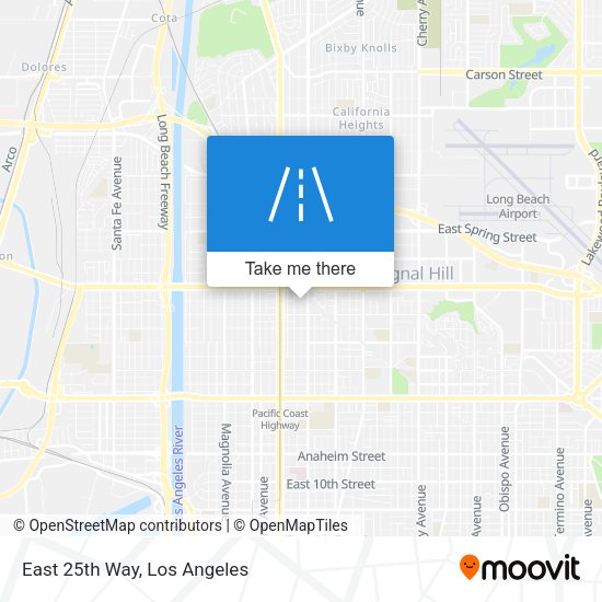 Mapa de East 25th Way
