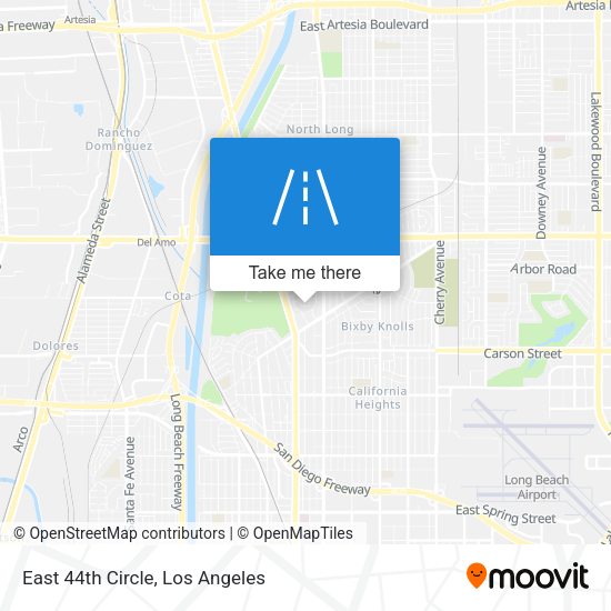 Mapa de East 44th Circle