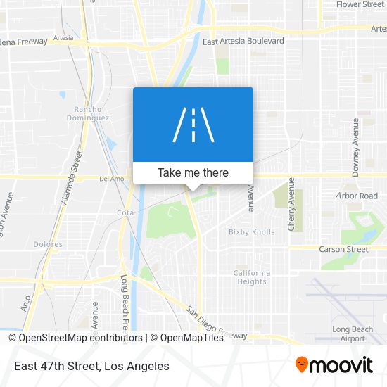 Mapa de East 47th Street
