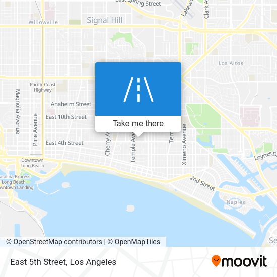 Mapa de East 5th Street