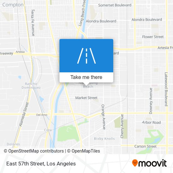 East 57th Street map