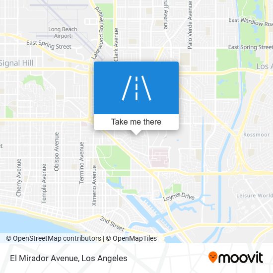 Mapa de El Mirador Avenue