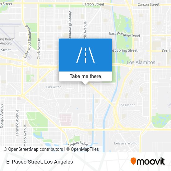 El Paseo Street map