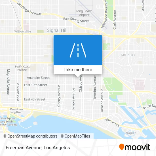 Freeman Avenue map