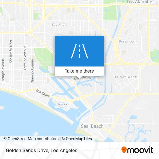 Golden Sands Drive map