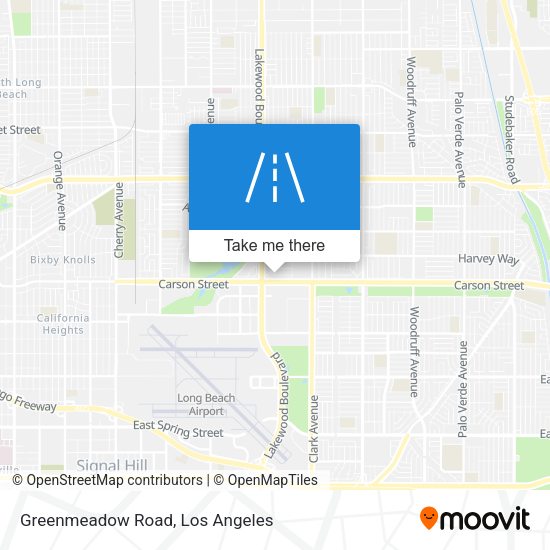 Greenmeadow Road map