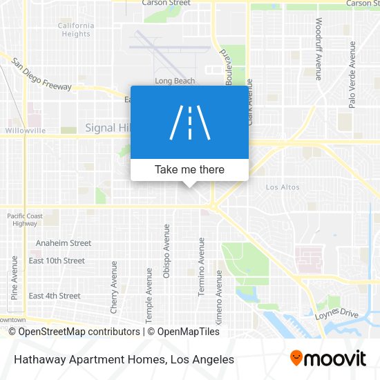 Hathaway Apartment Homes map