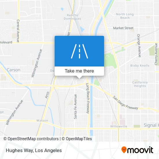 Mapa de Hughes Way