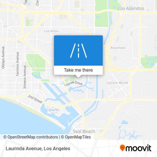 Laurinda Avenue map