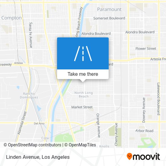 Mapa de Linden Avenue