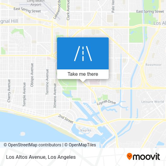 Los Altos Avenue map