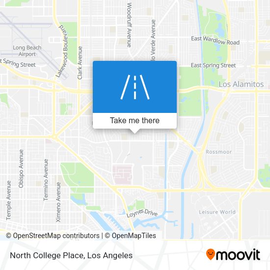 North College Place map