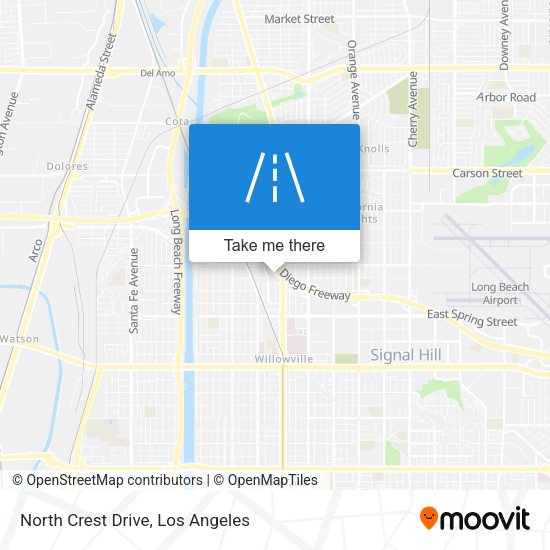 Mapa de North Crest Drive
