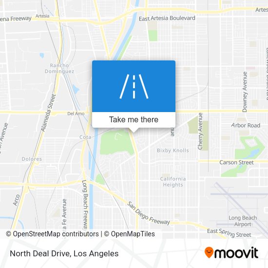 North Deal Drive map