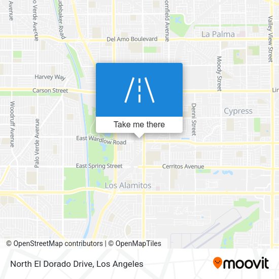 Mapa de North El Dorado Drive