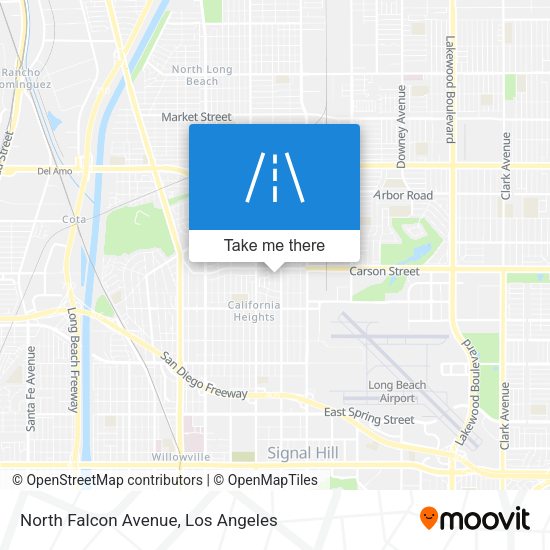 Mapa de North Falcon Avenue