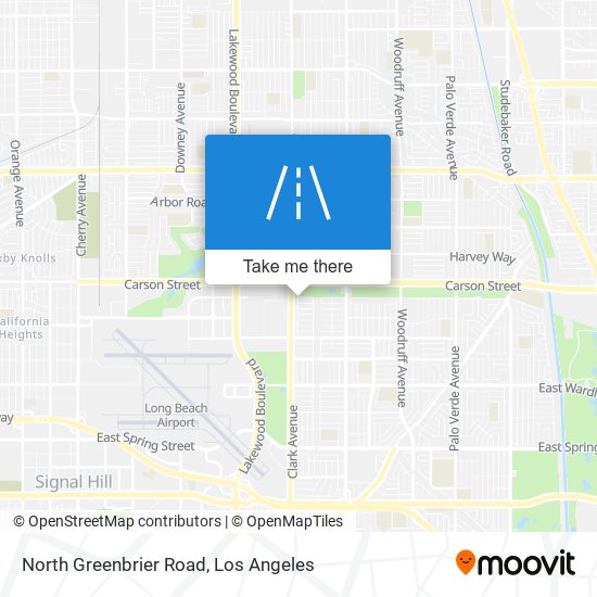 Mapa de North Greenbrier Road