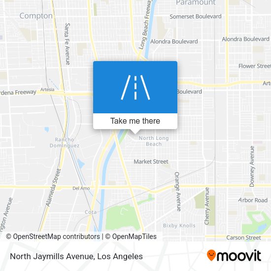 Mapa de North Jaymills Avenue