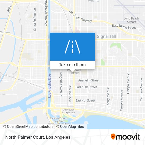 North Palmer Court map
