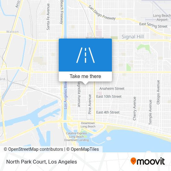 North Park Court map