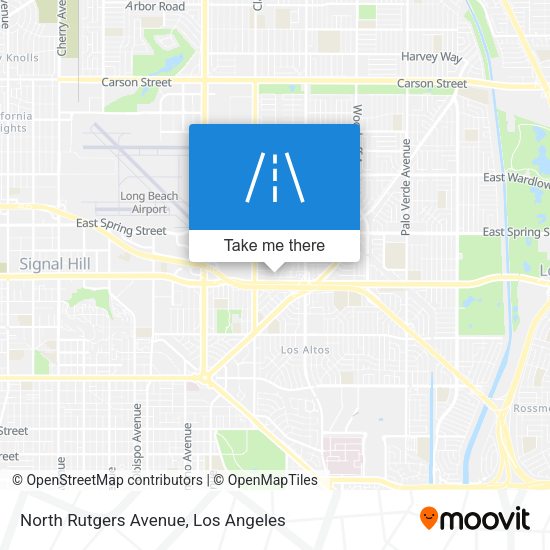 Mapa de North Rutgers Avenue