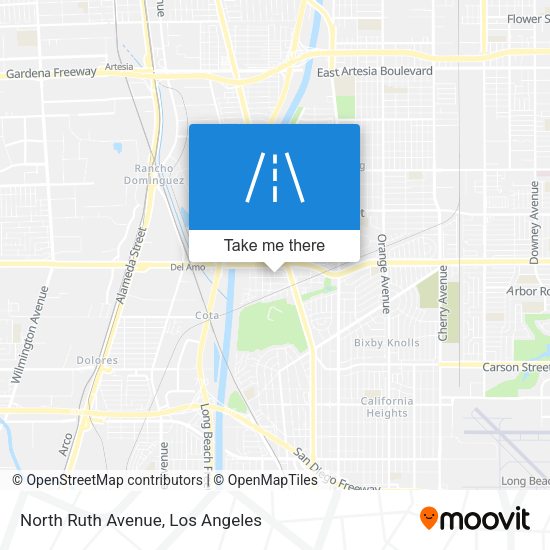 North Ruth Avenue map