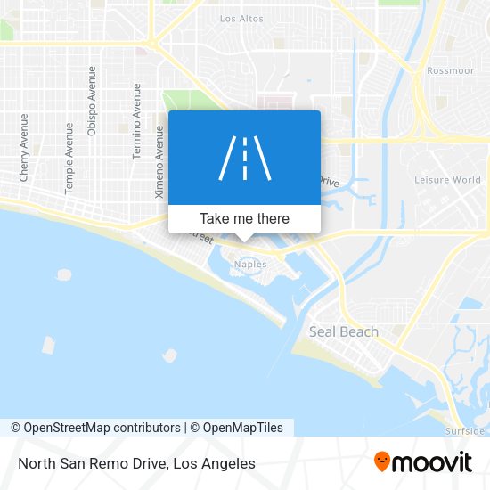 North San Remo Drive map