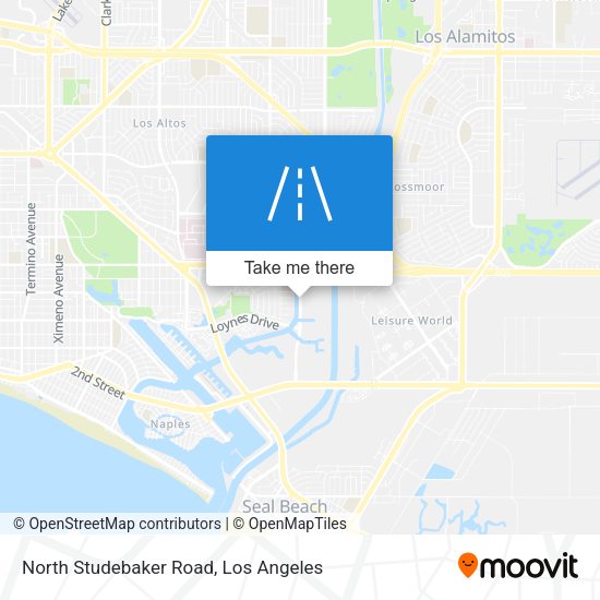 North Studebaker Road map