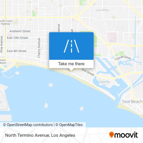 North Termino Avenue map