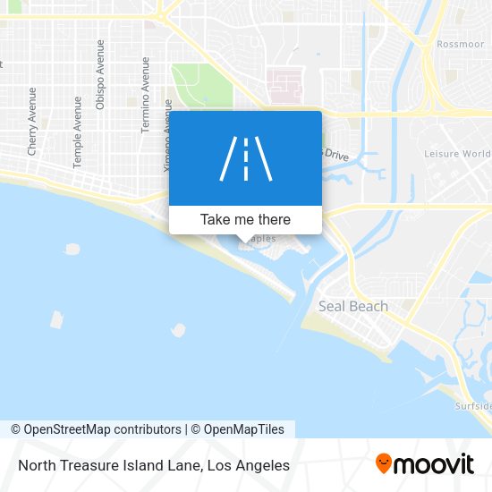 Mapa de North Treasure Island Lane