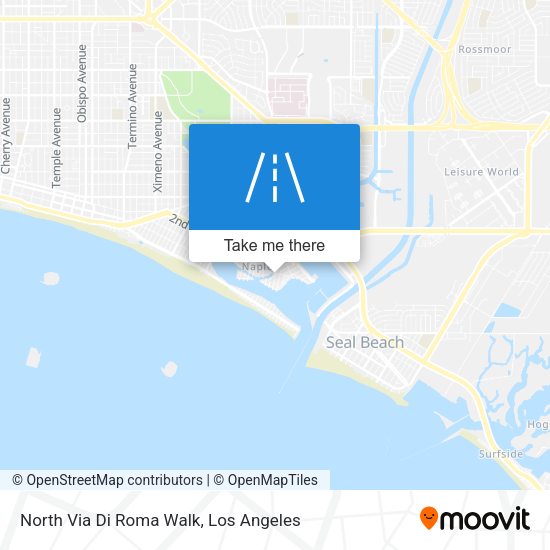 North Via Di Roma Walk map