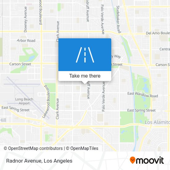 Mapa de Radnor Avenue