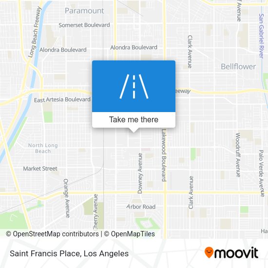 Saint Francis Place map