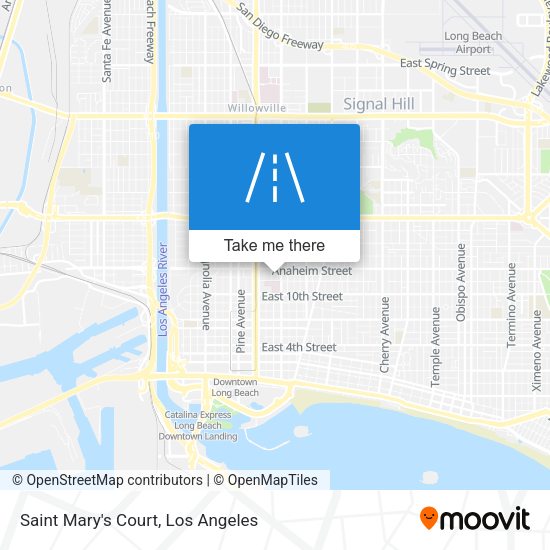 Saint Mary's Court map