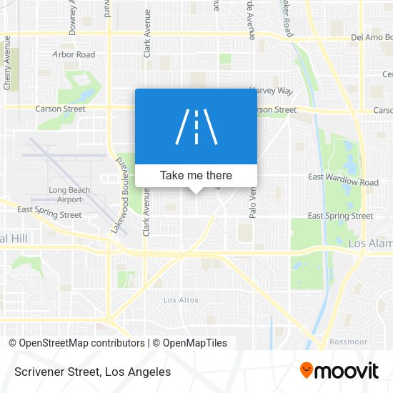 Mapa de Scrivener Street
