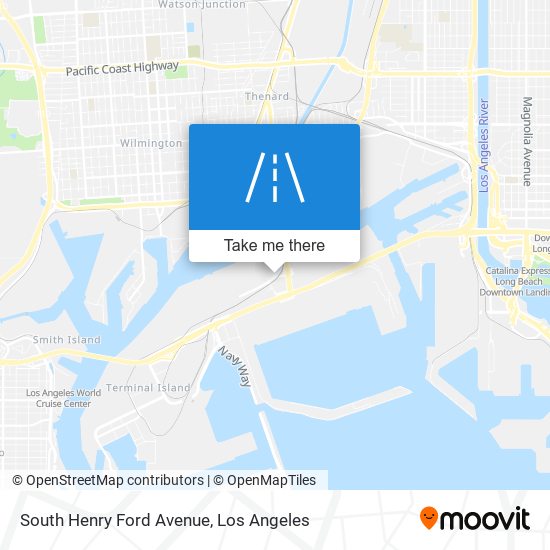 Mapa de South Henry Ford Avenue