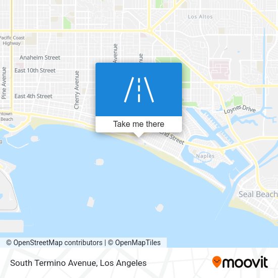 South Termino Avenue map