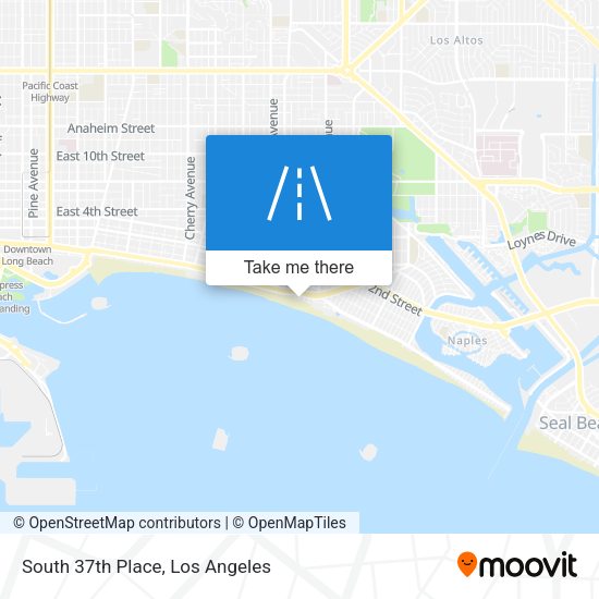Mapa de South 37th Place