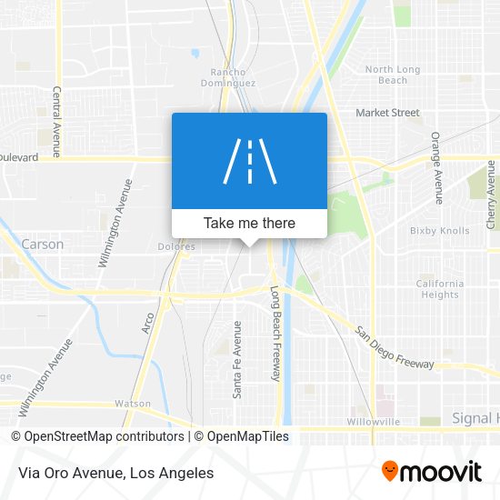 Mapa de Via Oro Avenue