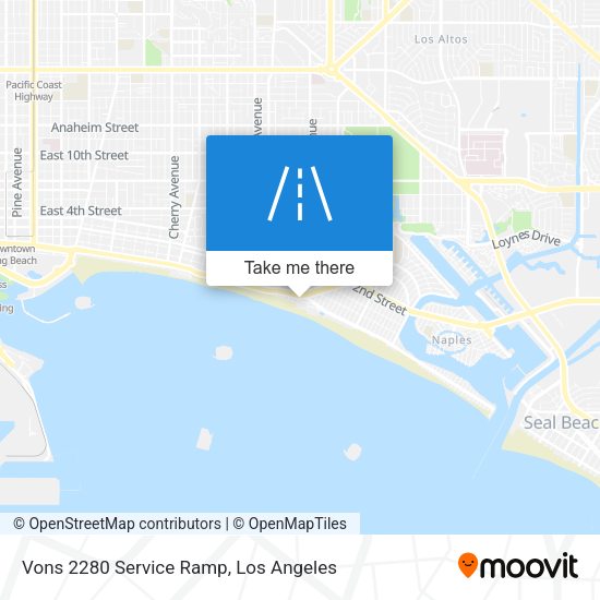 Vons 2280 Service Ramp map
