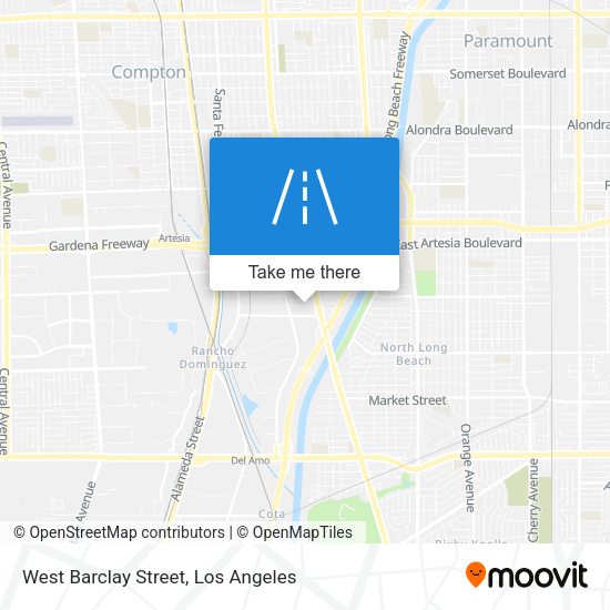 West Barclay Street map