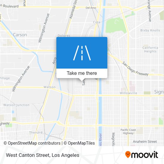 Mapa de West Canton Street