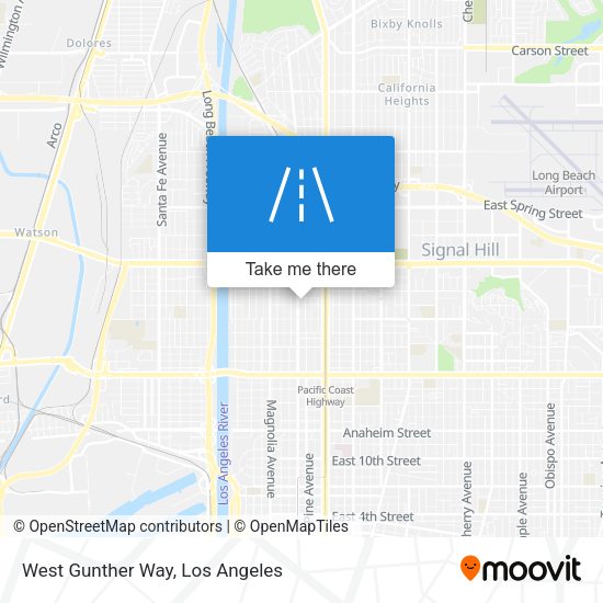 Mapa de West Gunther Way