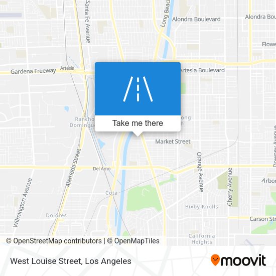 West Louise Street map
