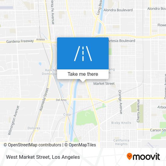 Mapa de West Market Street