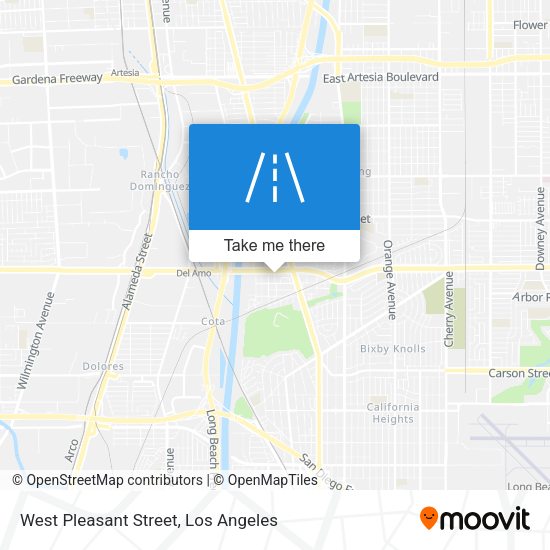 Mapa de West Pleasant Street