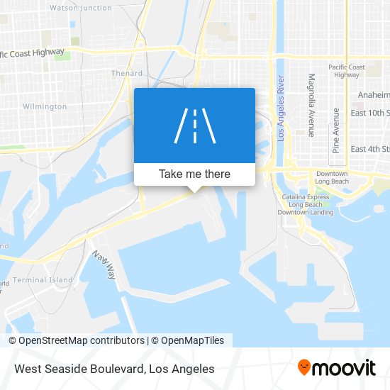 West Seaside Boulevard map