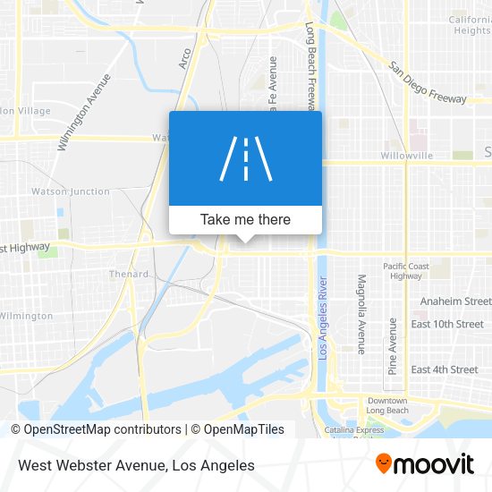Mapa de West Webster Avenue
