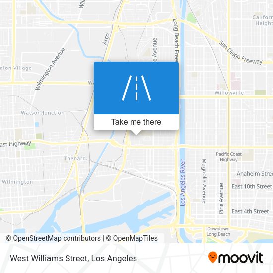 West Williams Street map