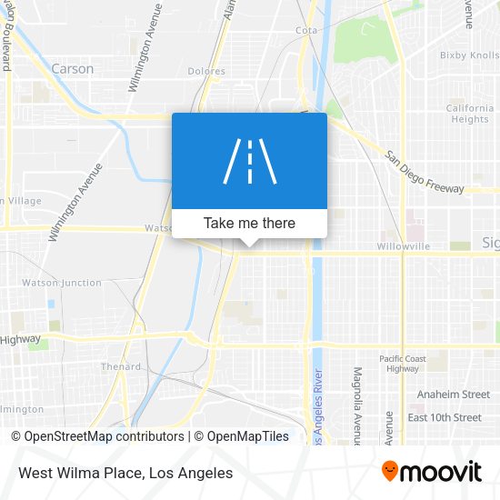 West Wilma Place map